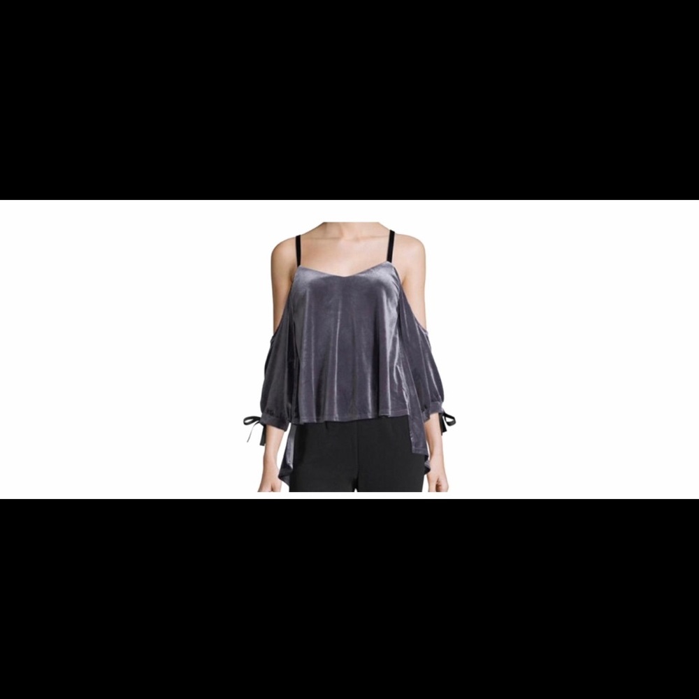 Romeo and Juliet Couture Velvet Top Open Back